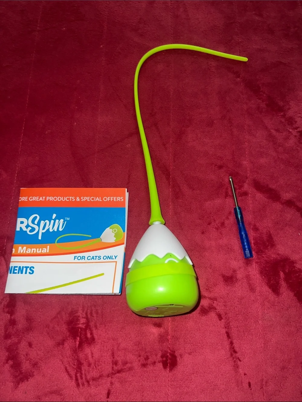 PurrSpin Interactive Cat Toy - New in box.